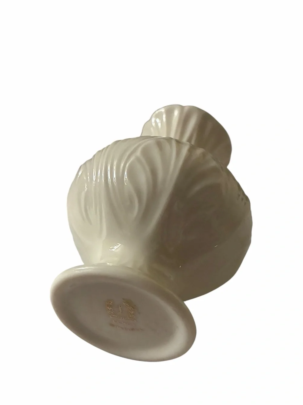 Vintage Lenox Elfin Bud Vase Ivory Porcelain 24K Gold Trim USA Mid-1980s